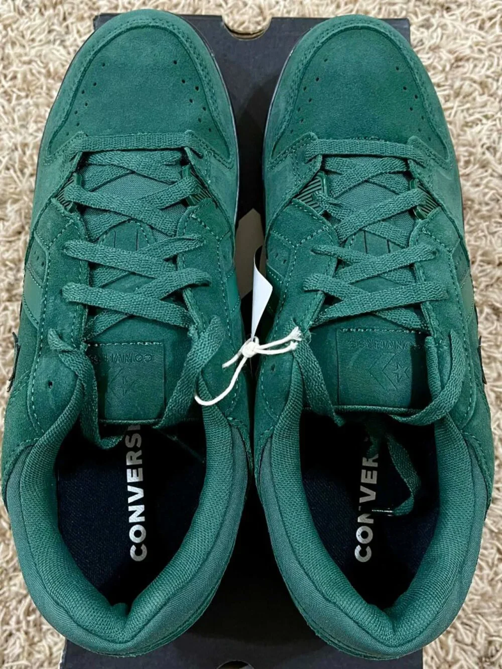 Converse Men's CL98 Suede Low Top Sneakers Shoes Green, Size 12 (New)